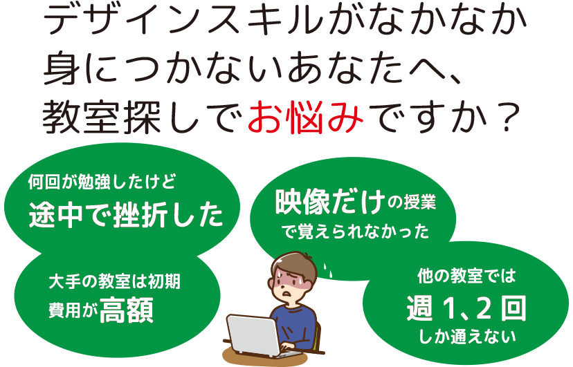 杉並区のイラストレーター講座 フォトショップ講座 ホームページ作成講座 Curiostation 永福町店 荻窪店